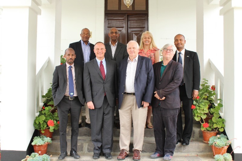 Ambassador's Distinguished Scholars with Ambassador Raynor