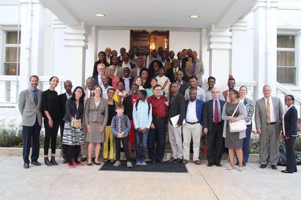Ambassador's Distinguished Scholars and Fulbright Scholars arrive in Ethiopia.