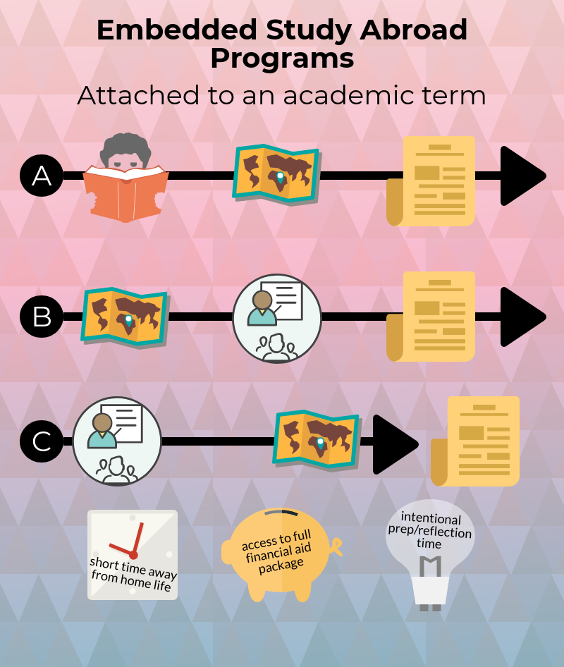 Embedded Study Abroad Programs Infographic