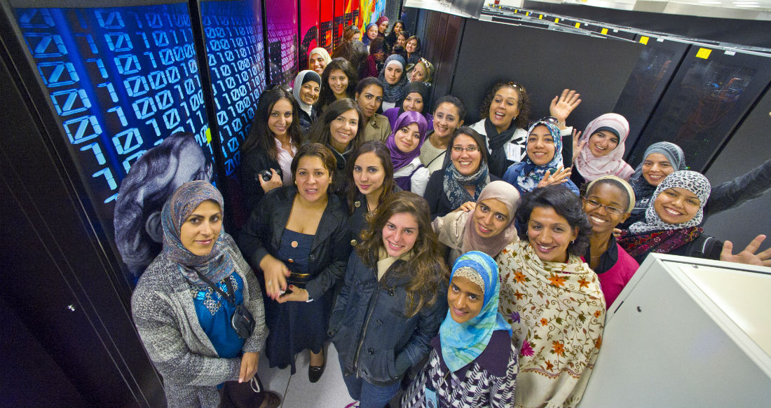 Photo: TechWomen Group Photo from Essma Redouane Salah