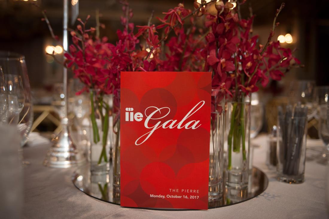 Gala Program on Table
