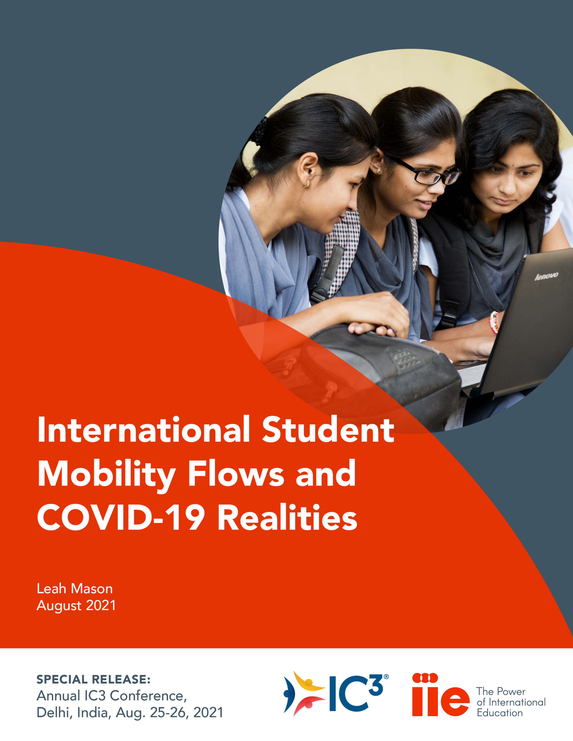 Report cover for "International Student Mobility Flows and COVID-19 Realities"