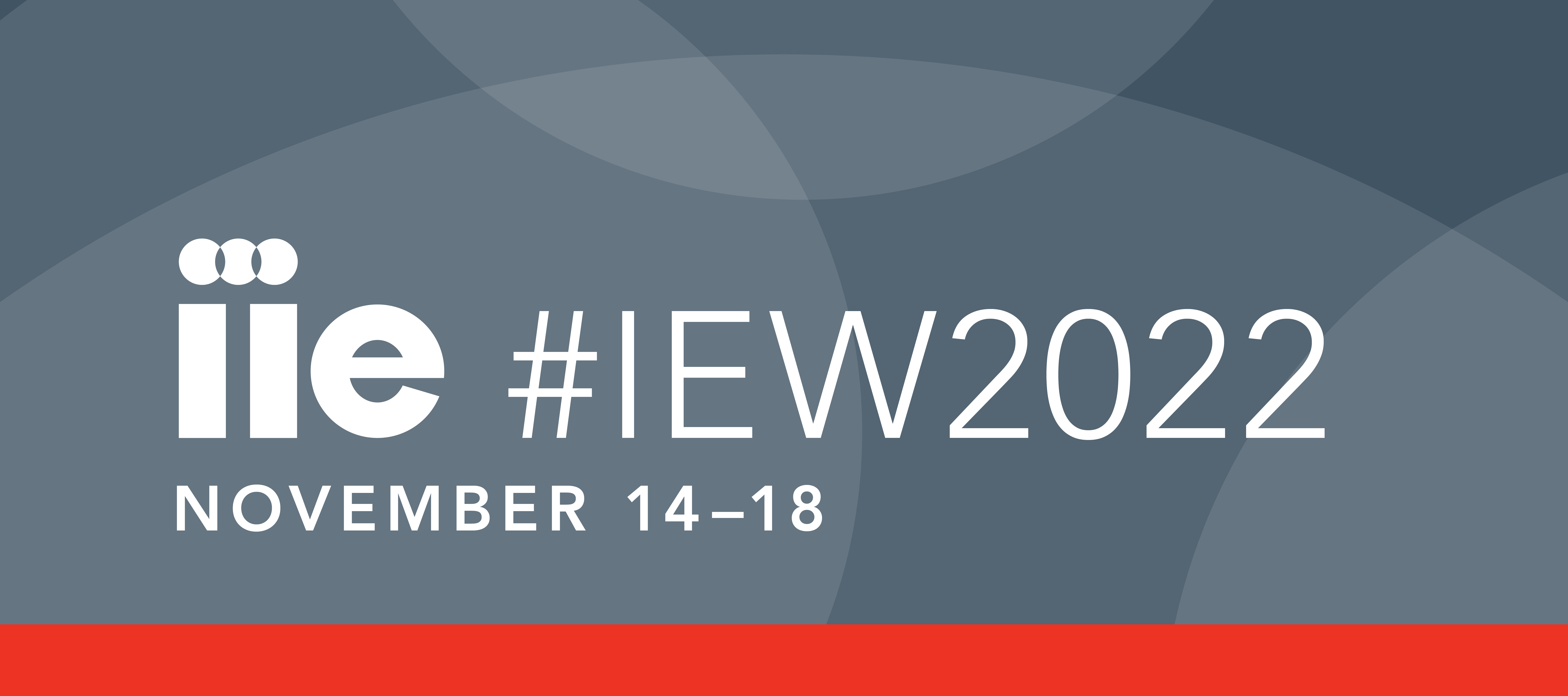 header graphic for IIE at IEW 2022