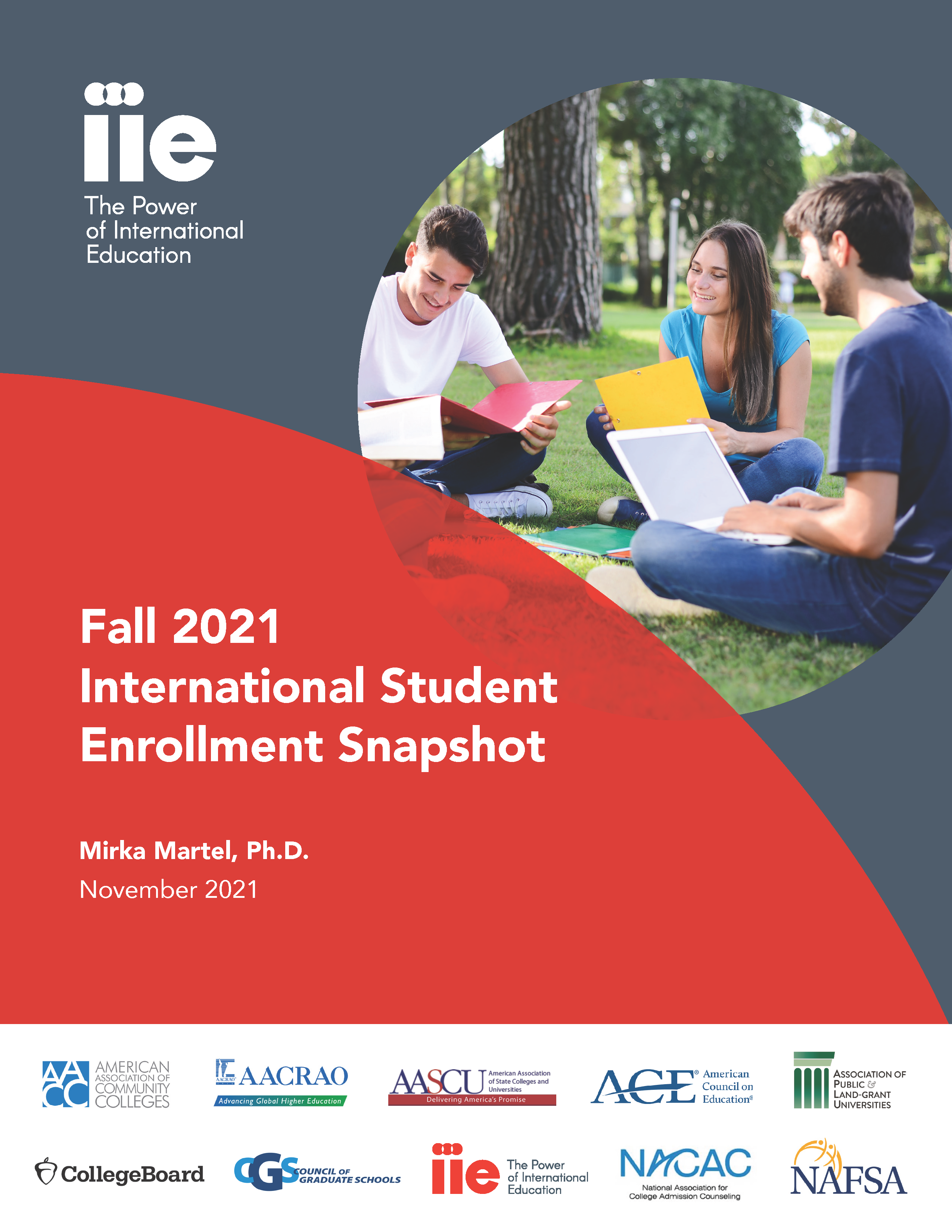 Cover of the Fall 2021 International Student Enrollment Snapshot