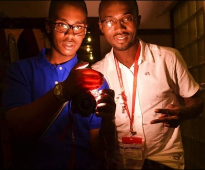 Osman Aldidiri (right) and Moumini Niaoné, a picture taken years ago in Tanzania. This illustrate our philosophy of lighting a candle instead of cursing the dark.