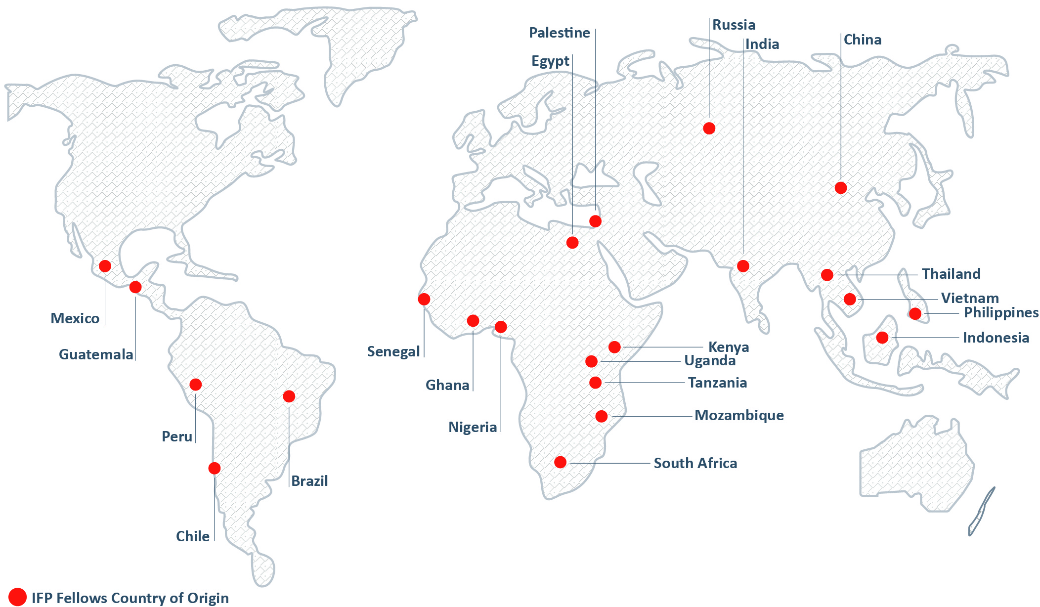 Map- IFP 22 countries