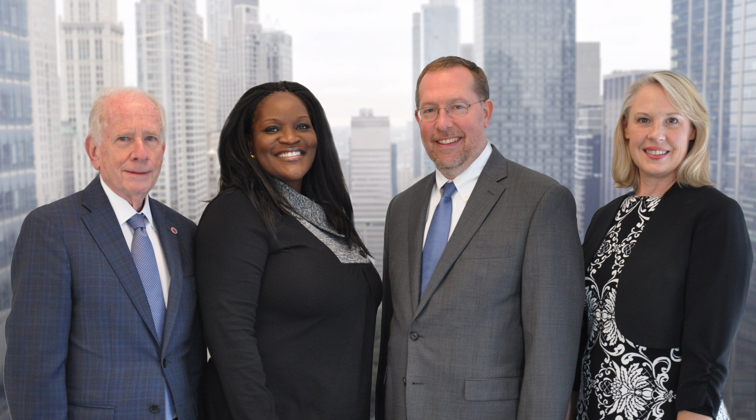  The Office of the Chief Executive, from left to right - Dr. Allan E. Goodman, Courtney Temple, Jason Czyz, Sarah Ilchman