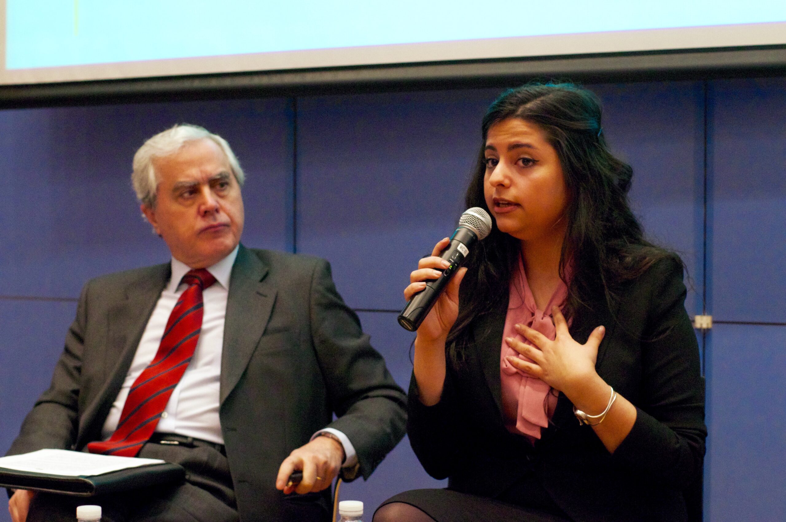 Sana Mustafa speaks at DAAD Event in April 2016
