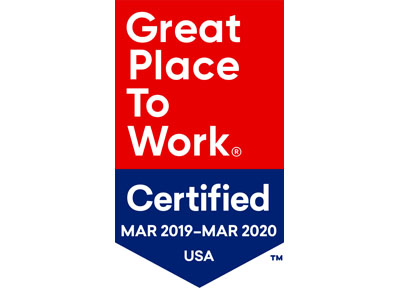 great place to work certificate