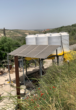 Local Skilled workers installing the PV electrical system