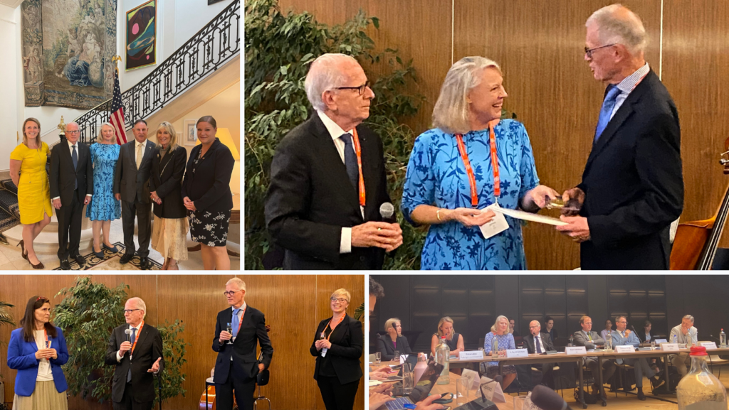 Collage of photos taken at the Academic Cooperation Association’s Strategic Summit in Brussels, Belgium