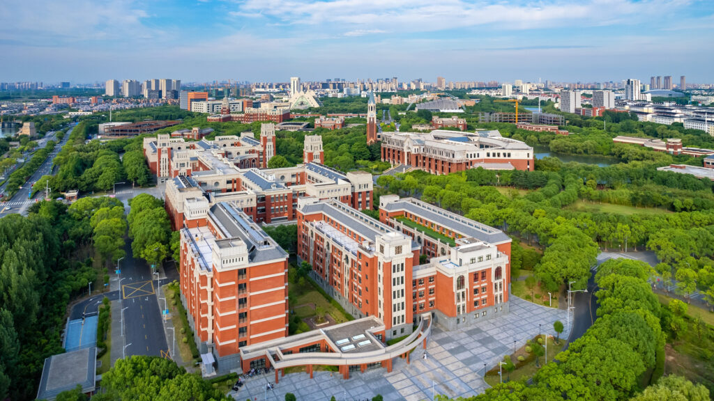 Songjiang University Town in Shanghai, China