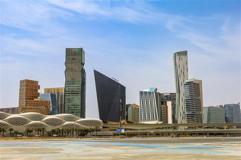 Riyadh, Saudi Arabia - Mar 15 2024,King Abdullah Financial District , KAFD business towers