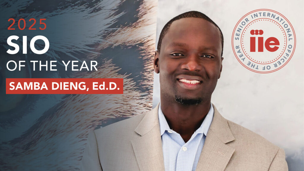 IIE named Samba Dieng, Ed.D., Associate Vice Provost for Global Engagement at Louisiana State University (LSU), the 2025 Senior International Officer (SIO) of the Year.