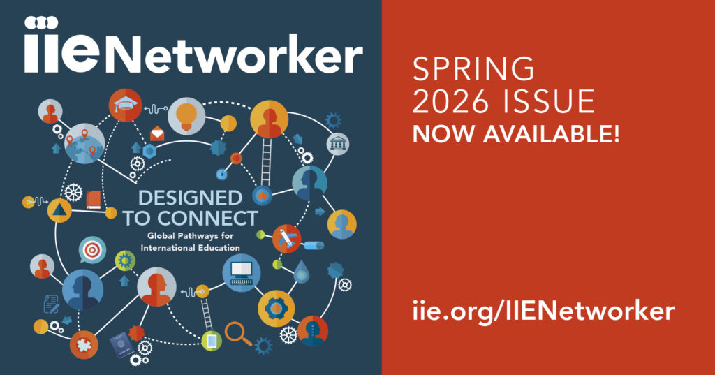 Cover image and announcement of IIENetworker magazine Spring 2026